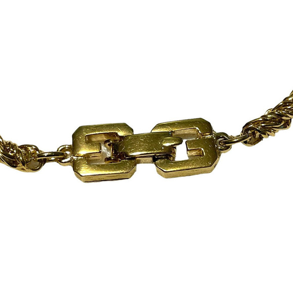 Givenchy Chain Bracelet Gold Tone Stamped GIVENCHY Paris New York - Picture 3 of 13